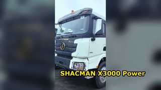 SHACMAN X3000 300 pk krachtpatser met dumptruck